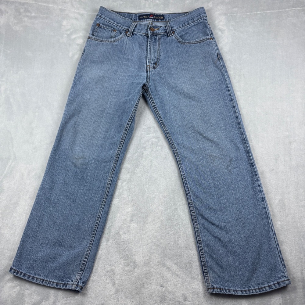 Vintage Y2K Zeep World Classic Denim Men's‎ Blue Jeans Relaxed 100% Cotton 34x30